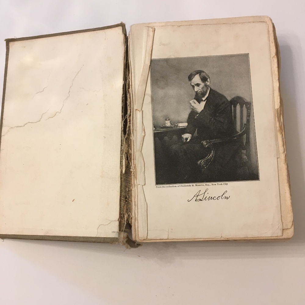 VINTAGE Hardcover Book "Abraham Lincoln-The Boy and the Man" by James Morgan - Picture 6 of 6